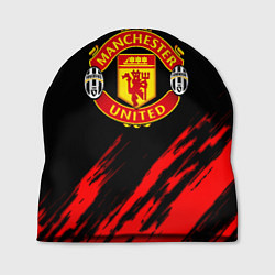 Шапка Манчестер Юнайтед x Ювентус краски, цвет: 3D-принт