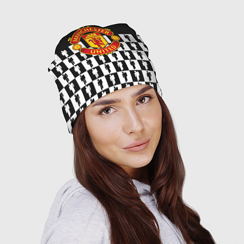 Шапка Манчестер Юнайтед люди паттерн / 3D-принт – фото 2