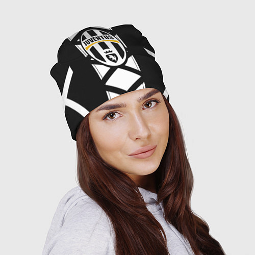 Шапка Ювентус геометрия полосы линии / 3D-принт – фото 2