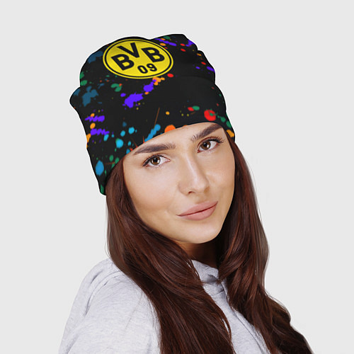 Шапка Borussia краски всплеск текстура / 3D-принт – фото 2