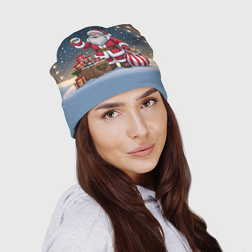 Шапка Санта с мешком подарков / 3D-принт – фото 2