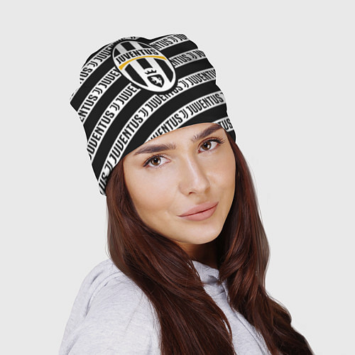 Шапка Ювентус полосы линии спорт / 3D-принт – фото 2