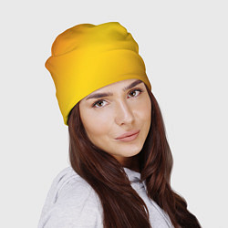 Шапка Color yellow red gradient, цвет: 3D-принт — фото 2