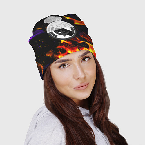 Шапка Реал Мадрид огонь текстура / 3D-принт – фото 2
