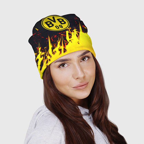 Шапка Borussia краски соты / 3D-принт – фото 2