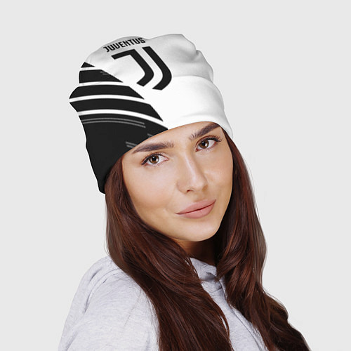 Шапка Ювентус полосы геометрия текстура / 3D-принт – фото 2