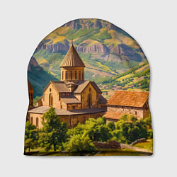Шапка Горный покой: храм среди облаков, цвет: 3D-принт