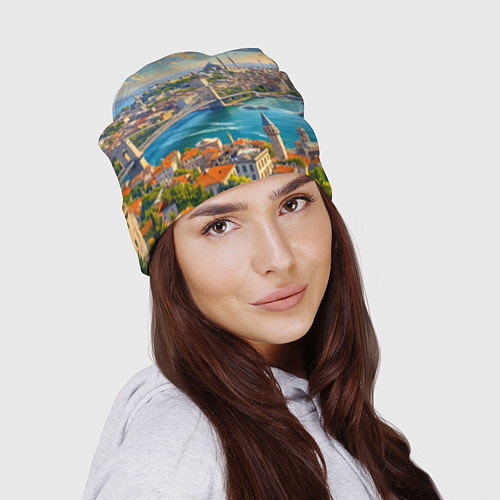 Шапка Сплетение эпох над Босфором / 3D-принт – фото 2