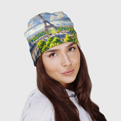 Шапка Эйфелева башня в сердце Парижа / 3D-принт – фото 2