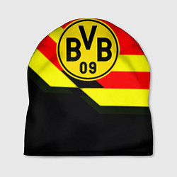 Шапка Borussia геомтерия спорт, цвет: 3D-принт