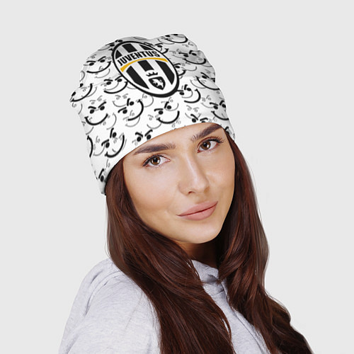 Шапка Ювентус смайлы / 3D-принт – фото 2