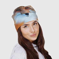 Шапка Взгляд лисы, цвет: 3D-принт — фото 2