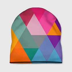 Шапка Разноцветные полигоны, цвет: 3D-принт