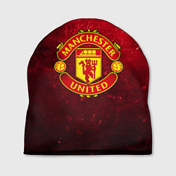 Шапка Манчестер Юнайтед цвета 3D-принт — фото 1