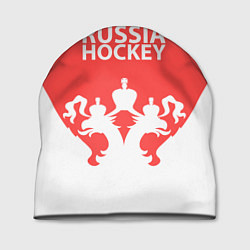 Шапка Russia Hockey, цвет: 3D-принт