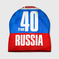 Шапка Russia: from 40, цвет: 3D-принт