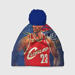 Шапка c помпоном LeBron 23: Cleveland