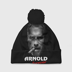 Шапка с помпоном Arnold forever, цвет: 3D-черный