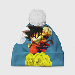 Шапка с помпоном Small Goku, цвет: 3D-белый