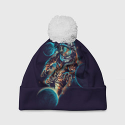 Шапка c помпоном Космический удар