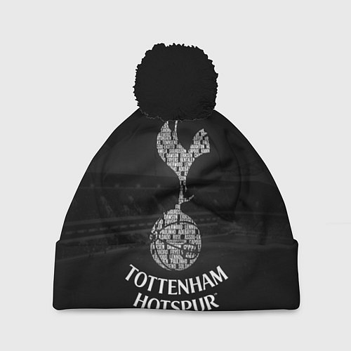 Шапка c помпоном Tottenham Hotspur / 3D-Черный – фото 1