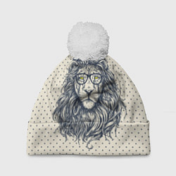 Шапка с помпоном SWAG Lion, цвет: 3D-белый