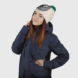 Шапка с помпоном SWAG Lion, цвет: 3D-зеленый — фото 2