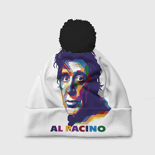 Шапка c помпоном Al Pacino / 3D-Черный – фото 1