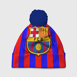 Шапка с помпоном Barca FCB Club, цвет: 3D-тёмно-синий