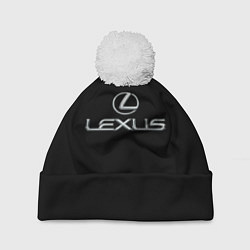 Шапка с помпоном Lexus, цвет: 3D-белый