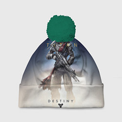 Шапка с помпоном Destiny: Titan, цвет: 3D-зеленый