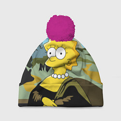 Шапка с помпоном Mona Liza, цвет: 3D-малиновый