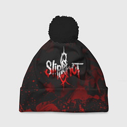 Шапка с помпоном Slipknot: Blood Blemishes, цвет: 3D-черный