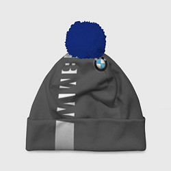 Шапка с помпоном BMW SPORT, цвет: 3D-тёмно-синий