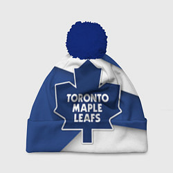 Шапка с помпоном Toronto Maple Leafs, цвет: 3D-тёмно-синий
