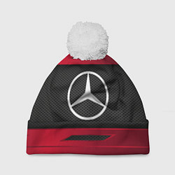 Шапка c помпоном Mercedes Benz Sport