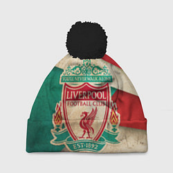 Шапка с помпоном FC Liverpool: Old Style, цвет: 3D-черный