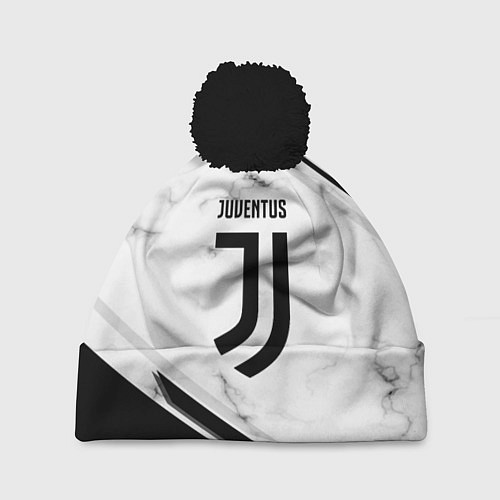 Шапка c помпоном Juventus / 3D-Черный – фото 1