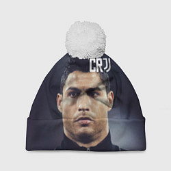 Шапка с помпоном RONALDO CR7, цвет: 3D-белый