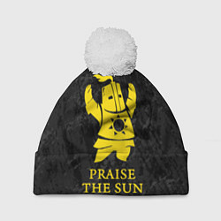 Шапка с помпоном Praise The Sun, цвет: 3D-белый