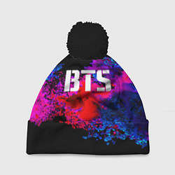 Шапка с помпоном BTS: Colors Explode, цвет: 3D-черный