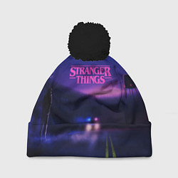 Шапка с помпоном Stranger Things: Neon Road, цвет: 3D-черный