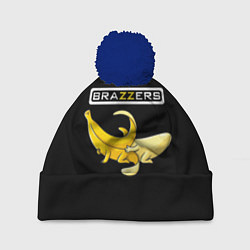 Шапка с помпоном Brazzers: Black Banana, цвет: 3D-тёмно-синий