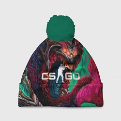 Шапка с помпоном CS GO hyper beast skin, цвет: 3D-зеленый