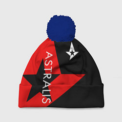 Шапка с помпоном Astralis: Cybergaming, цвет: 3D-тёмно-синий