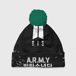 Шапка с помпоном BTS ARMY, цвет: 3D-зеленый