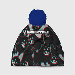 Шапка с помпоном Undertale, цвет: 3D-тёмно-синий