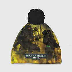 Шапка с помпоном Warhammer 40K - Космические Десантники, цвет: 3D-черный