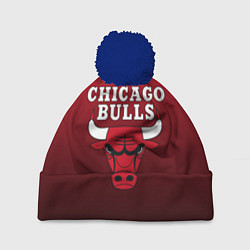 Шапка c помпоном CHICAGO BULLS