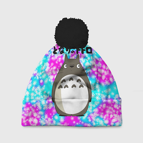 Шапка c помпоном Totoro / 3D-Черный – фото 1